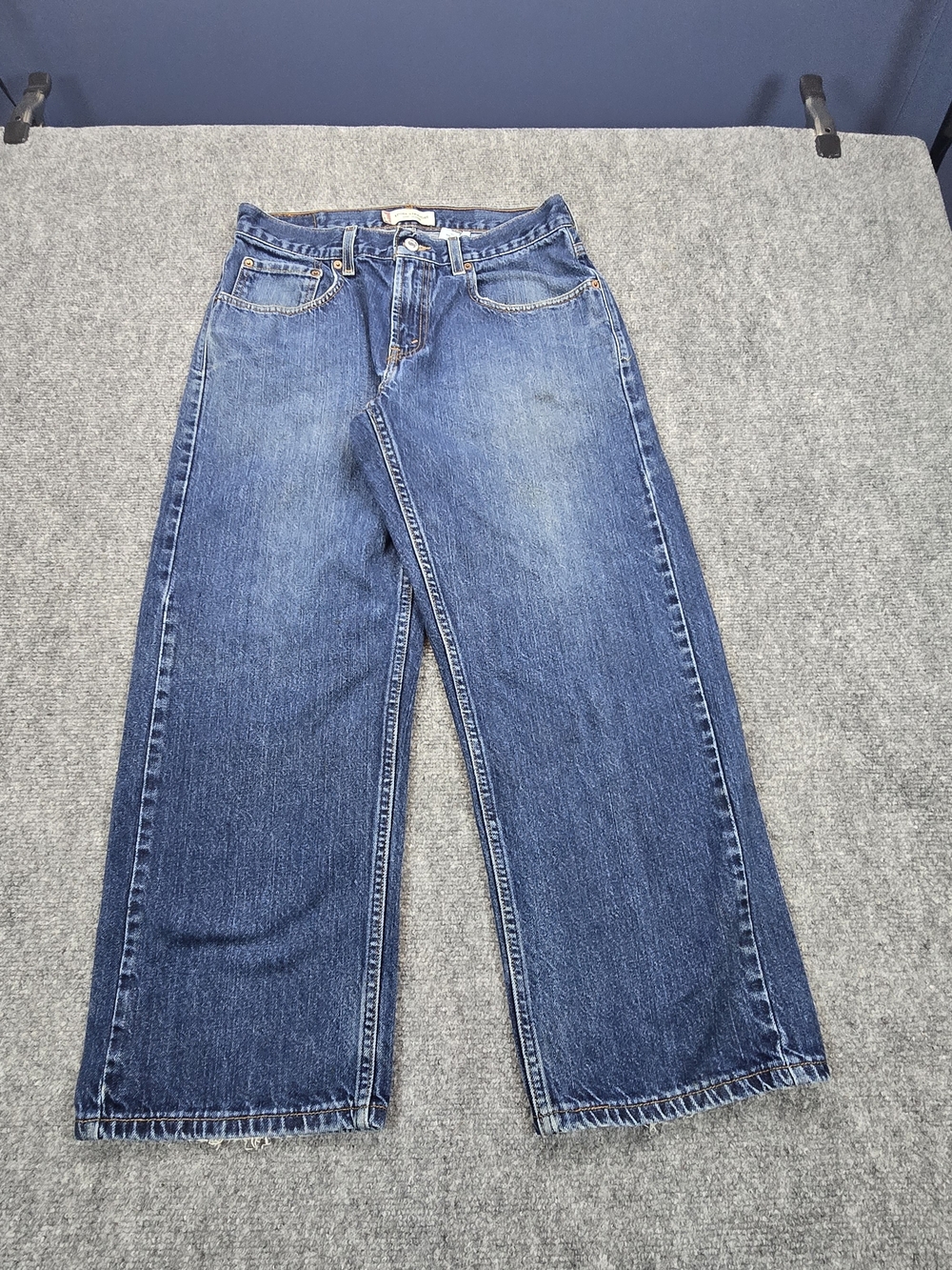 Levi's 569 Loose Straight Jeans W31 L27 Blue Baggy Wide Leg Y2K Denim